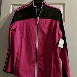 Made for life pink windbreaker jacket